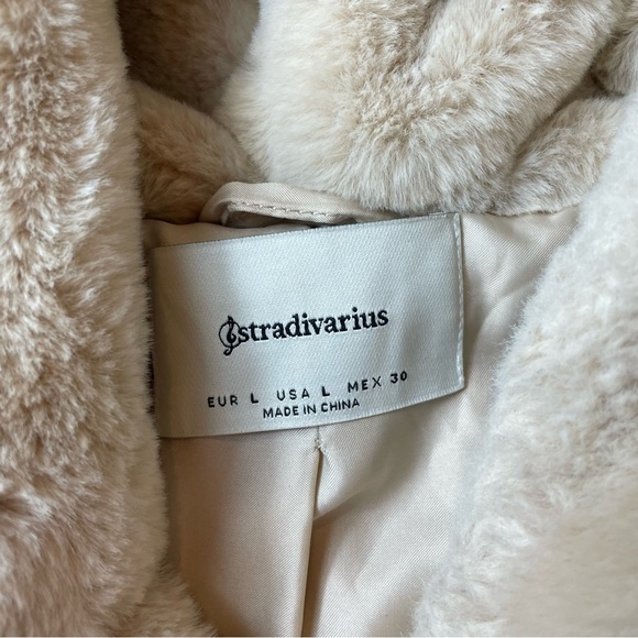 Cozy Cream Teddy Hooded Jacket - Picture 4 of 5